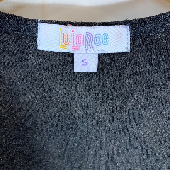 LuLaRoe Black Duster Cardigan Pockets Size S - Picture 3 of 3